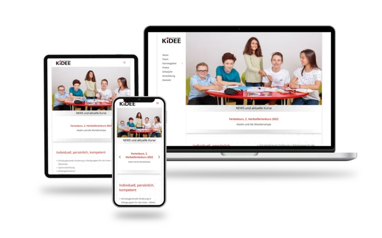 Webseiten erstellen für KIDEE