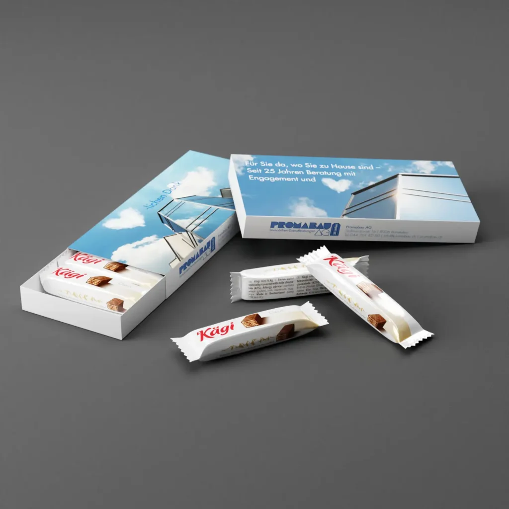 StaffelWaffel - personalisiertes Kundengeschenk mit süssem Inhalt