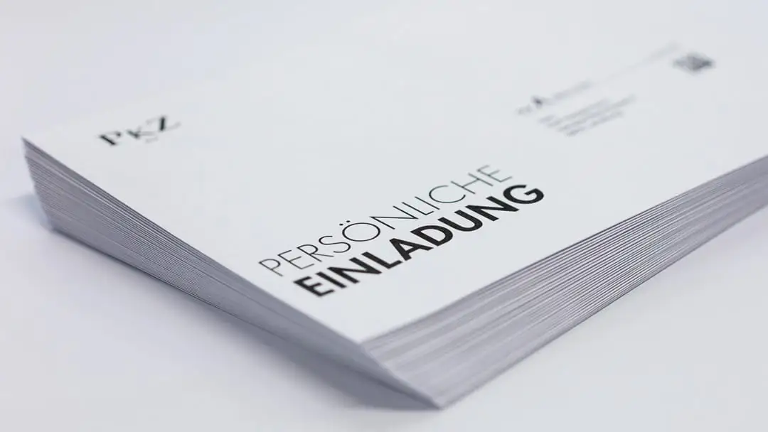 web to print: Kuverts adressieren mit persönlicher Adresse